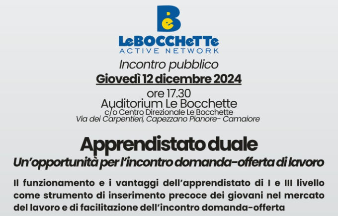 Apprendistato duale - Evento informativo