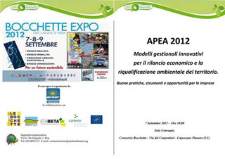 Invito convegno APEA 2012